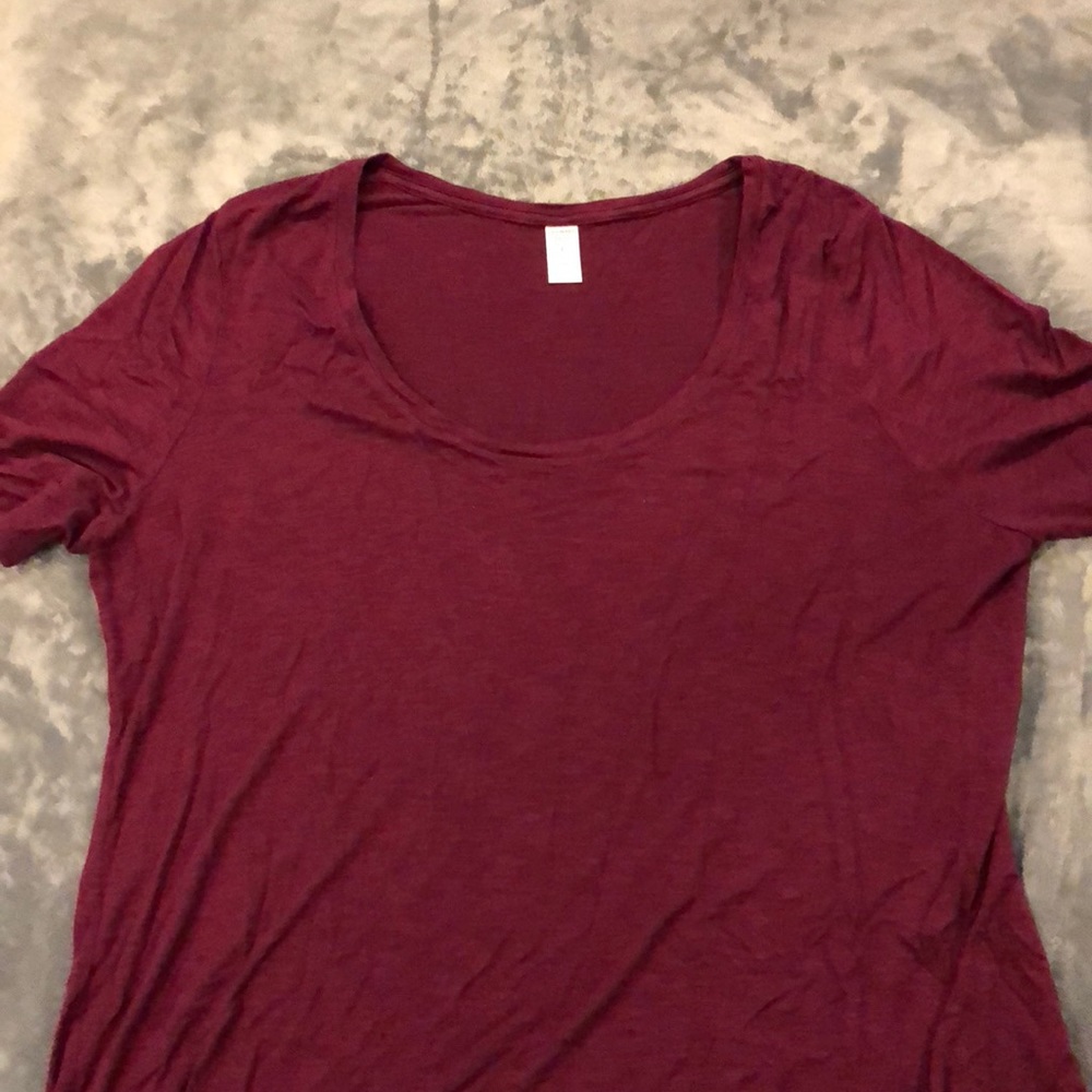 Old Navy Luxe Maroon / Burgundy Top Large